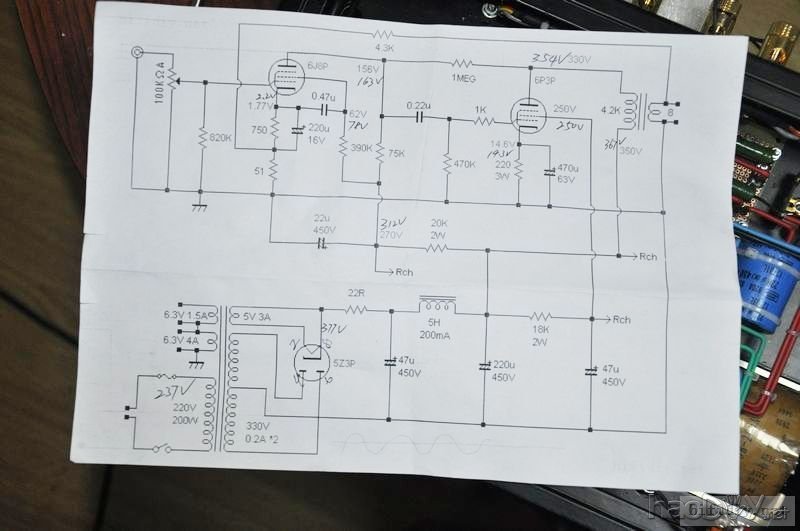 扔下画笔拿烙铁--我的第一次搭棚焊6J8P+6P3P单端胆机