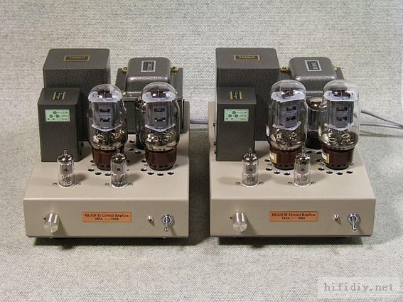 英国音响传奇之国都2 QUAD II ef86+kt66胆机功放的探讨与仿制