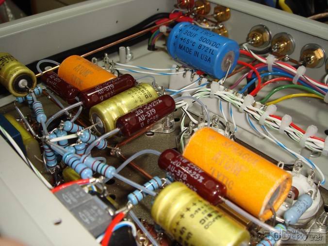 搭棚DIY一台ef86+ecc82+6V6(6p6p)推挽胆机