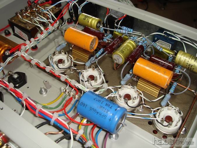 搭棚DIY一台ef86+ecc82+6V6(6p6p)推挽胆机