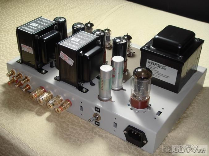 搭棚DIY一台ef86+ecc82+6V6(6p6p)推挽胆机