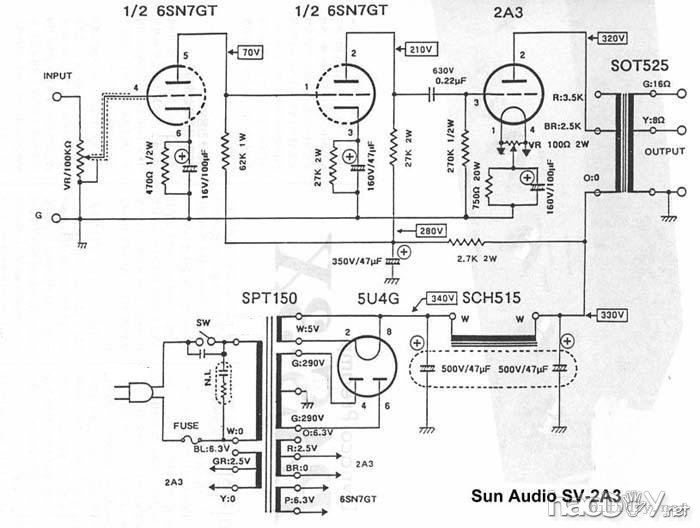 6SN7两级推2A3单端胆机制作