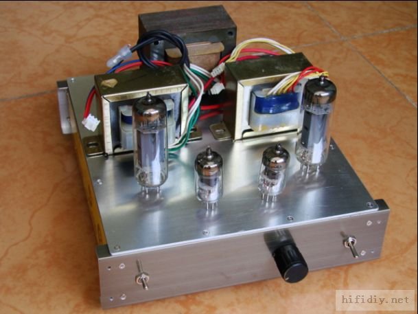 做了个小单端胆机机壳机箱