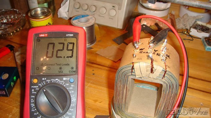 国都2Quad II 胆机输出牛绕制做正式开始