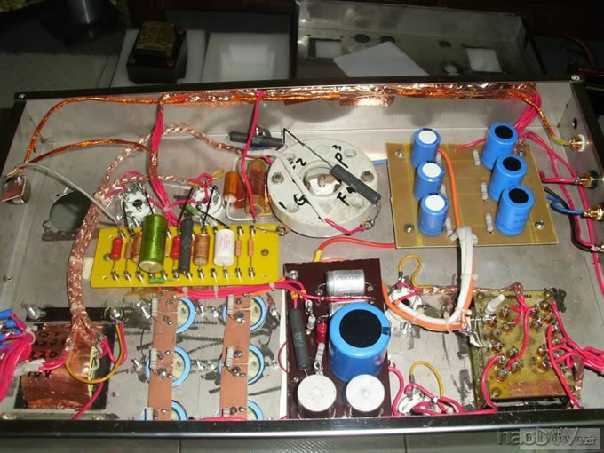 6米7-EL34B-211独立音道单端胆机