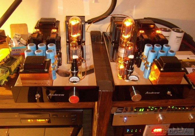 6米7-EL34B-211独立音道单端胆机