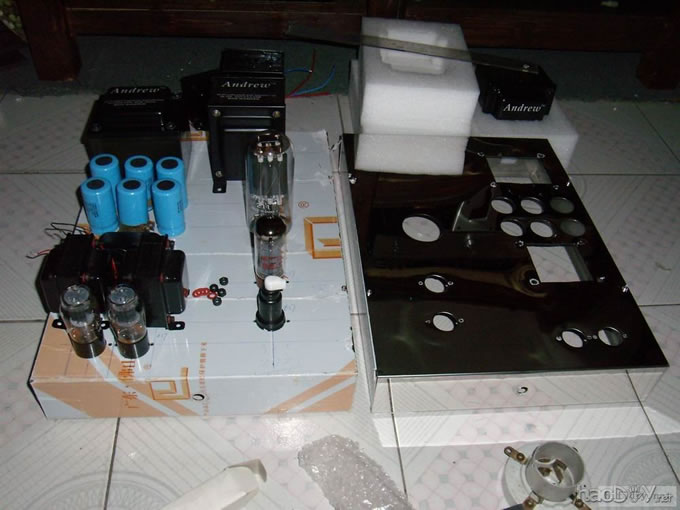 6米7-EL34B-211独立音道单端胆机