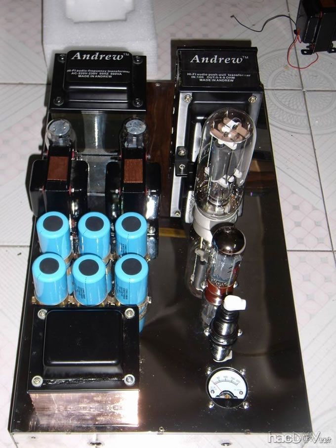 6米7-EL34B-211独立音道单端胆机