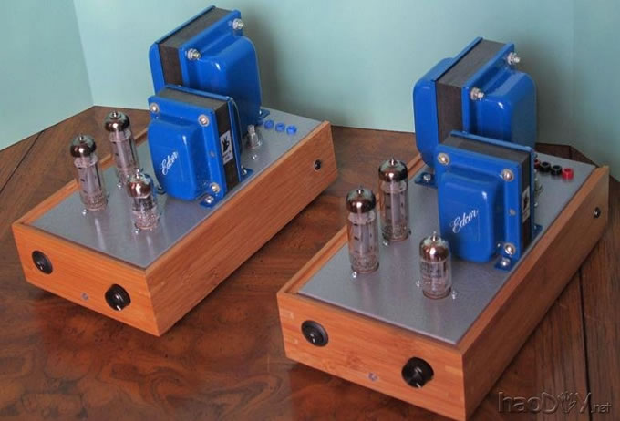 迷你块类超线性的推挽式EL84(6BQ5)电子管功放 美国译文:超线性5751+EL84(6BQ5)阀门电子管放大器推挽胆机