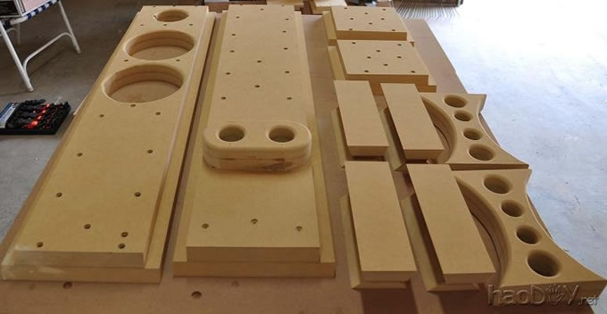 把面板切割离子扩音器外壳 美国译文:自己动手做2路分频塔式落地音箱议长项目