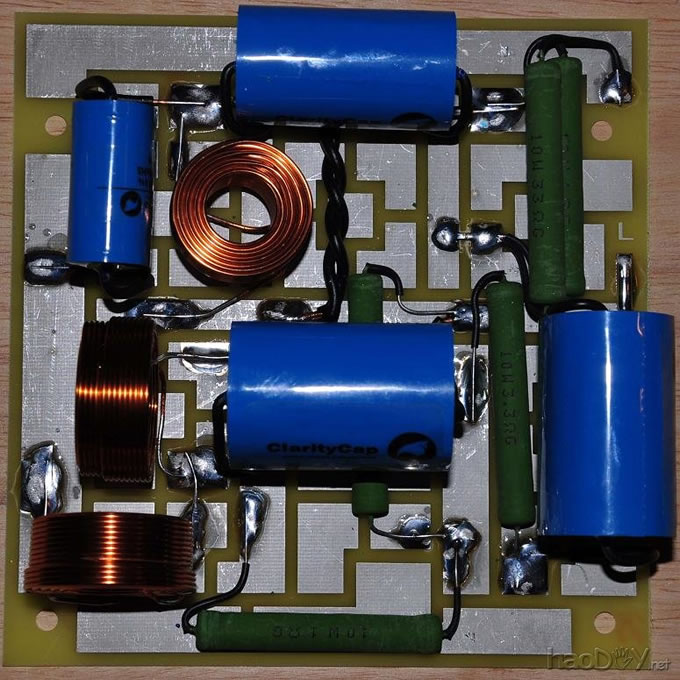 组装的2路扬声器分频网络 美国译文:自己动手做2路分频塔式落地音箱议长项目