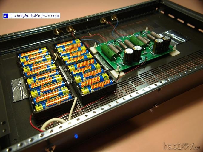 AA电池供电 - JFET唱机前置放大器 英国译文:JFET RIAA唱机前置唱头放大器唱放套件