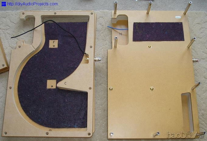 唐朝乐队D4-1喇叭套件建设 加拿大译文:tang band TB w4-1617 DIY迷宫反射式4寸全频喇叭套件