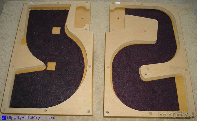 唐朝乐队D4-1喇叭套件建设 加拿大译文:tang band TB w4-1617 DIY迷宫反射式4寸全频喇叭套件