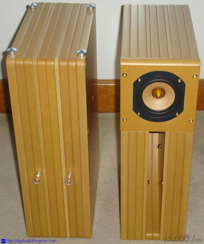 唐朝乐队D4-1 DIY喇叭套件 加拿大译文:tang band TB w4-1617 DIY迷宫反射式4寸全频喇叭套件