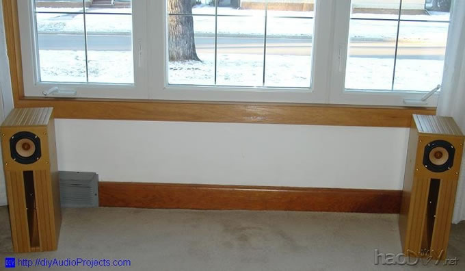 加拿大译文:tang band TB w4-1617 DIY迷宫反射式4寸全频喇叭套件