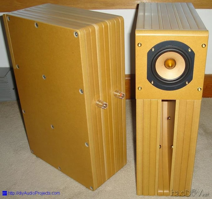 唐朝乐队D4-1 DIY号角扬声器套件 加拿大译文:tang band TB w4-1617 DIY迷宫反射式4寸全频喇叭套件