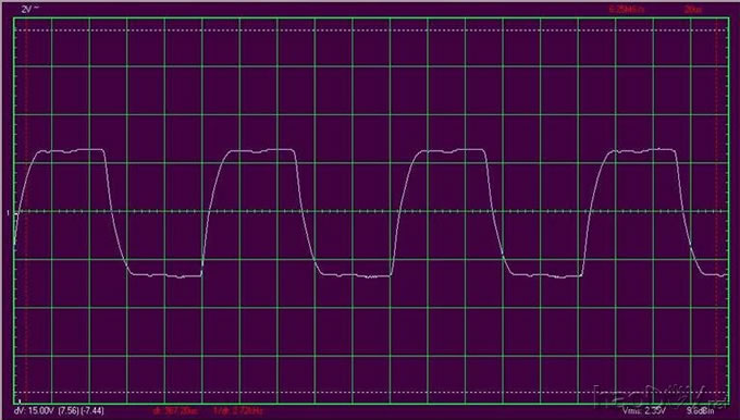 方波响应在10 kHz(1 W / 8欧姆) 美国译文:DIY 12SL7的SRPP+KT88推挽电子管功放胆机
