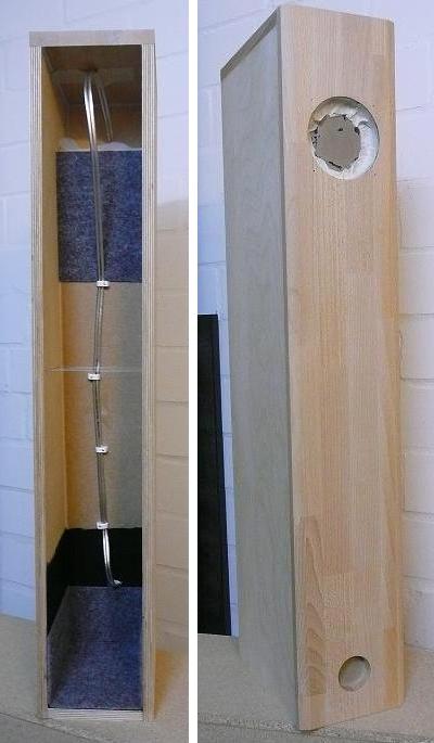 FOSTEX FX120的ML-TQWT机箱建设 FOSTEX FX120的ML-TQWT 4寸全频音箱