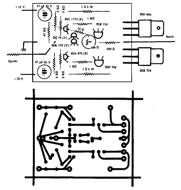 让·平贺乐Monstre /怪物PCB的布局 澳大利亚译文:Jean Hiraga的 怪物等级-A 8W放大器功放
