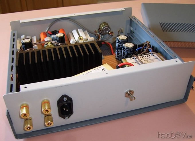 后视图 - 类-A 2SK1058 MOSFET放大器 澳大利亚译文:DIY-A级2SK1058 MOSFET放大器功放