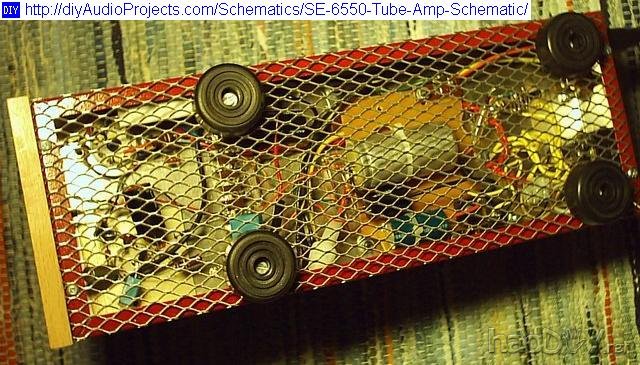 DIY单端单6550管放大器 瑞典译文:12dw7+6550电子管单端放大器胆机原理图