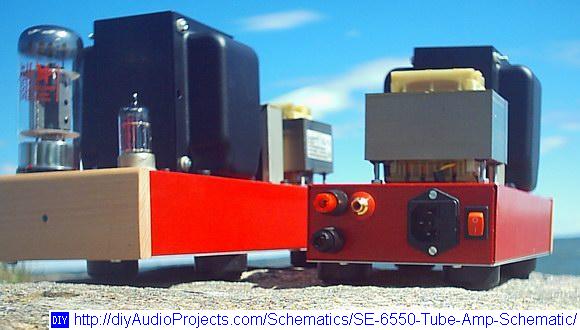 DIY单端单6550管放大器 瑞典译文:12dw7+6550电子管单端放大器胆机原理图