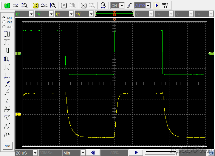 10kHz的方波响应 澳大利亚译文:6418(JAN军用)电子管前置放大器/耳机放大器套件