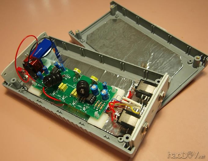 6418管耳机放大器套件 澳大利亚译文:6418(JAN军用)电子管前置放大器/耳机放大器套件