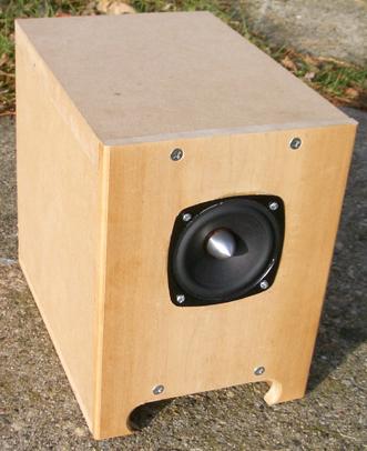 原型DELSOL音箱 - 前 美国译文:DELSOL - AURA(优雅) NS3-194-8E 3寸全频喇叭音箱