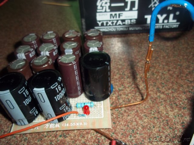 1.jpg 用大容量电容组放电方式 DIYmini点焊机