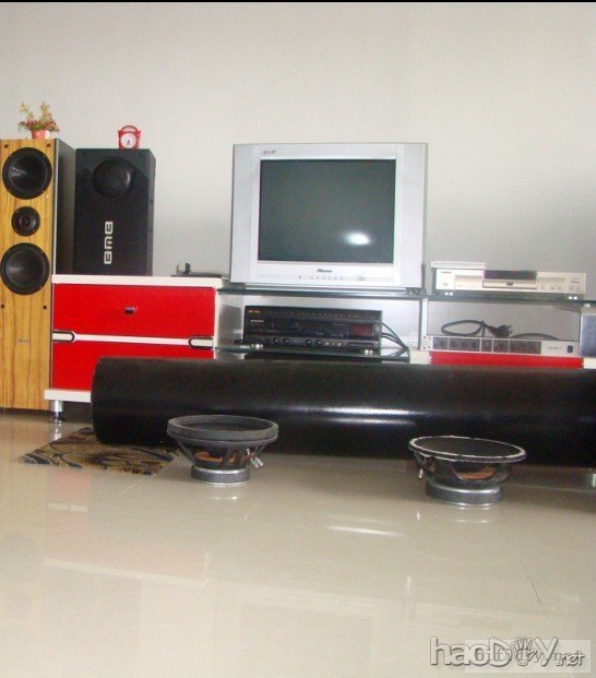 高仿BOSE低音炮音箱,已完工,效果刚刚的