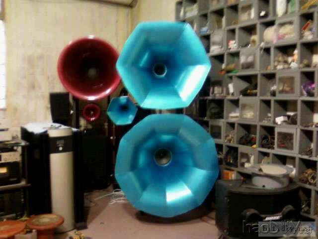 超级大制作 水管音箱+喇叭花号角高音