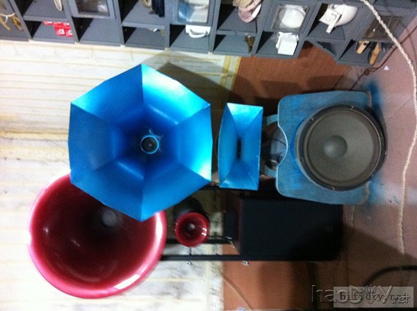 超级大制作 水管音箱+喇叭花号角高音