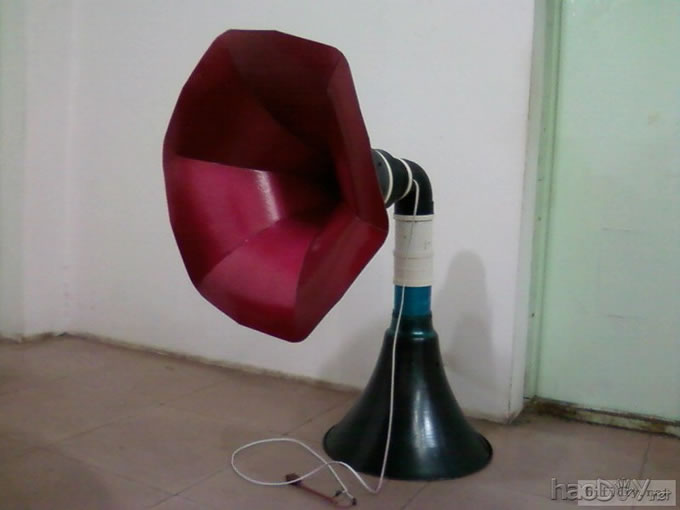 超级大制作 水管音箱+喇叭花号角高音