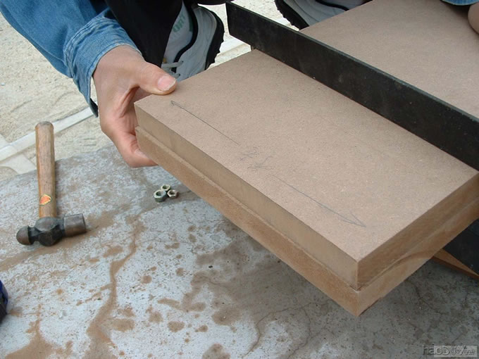 菜鸟硬着头皮第一次自己diy制作书架箱箱体