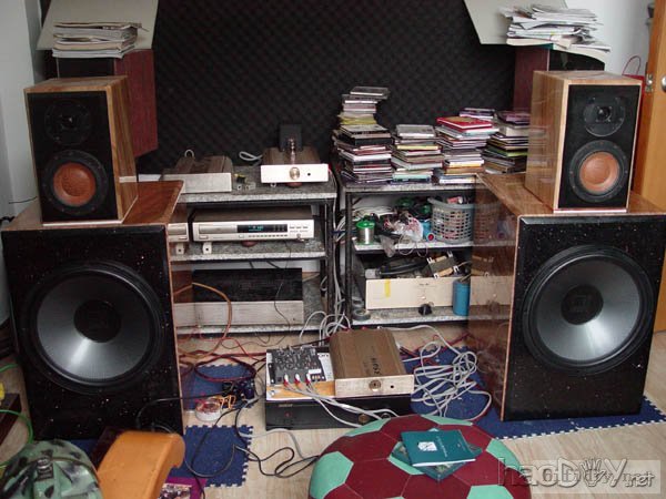 超震撼,电子3分频,15寸喇叭的石头音箱终于做好开声了