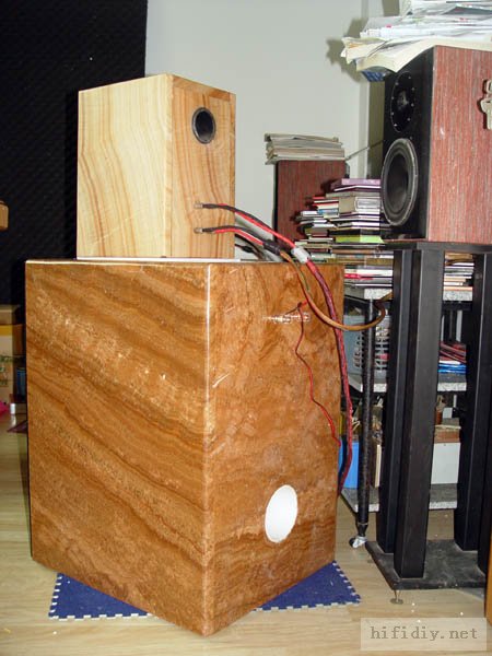 超震撼,电子3分频,15寸喇叭的石头音箱终于做好开声了