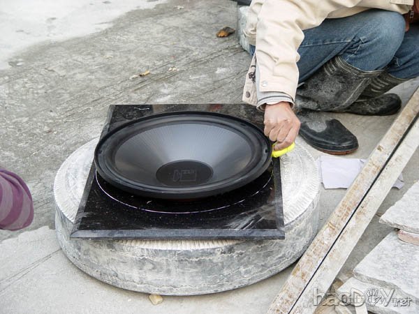 超震撼,电子3分频,15寸喇叭的石头音箱终于做好开声了