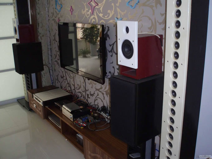 做完小音柱,折腾家庭影院大音柱全频音箱