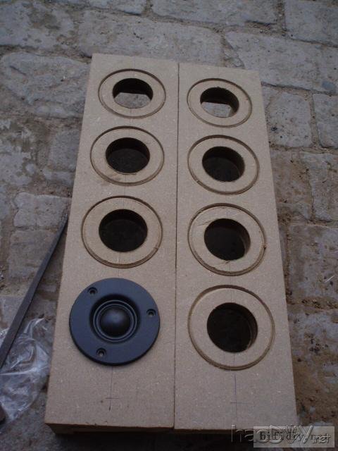 做完小音柱,折腾家庭影院大音柱全频音箱