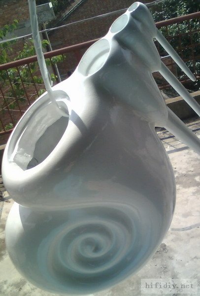 超级精心制作仿英国B&W天价鹦鹉螺音箱