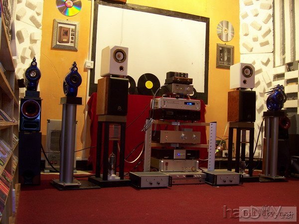 超级精心制作仿英国B&W天价鹦鹉螺音箱