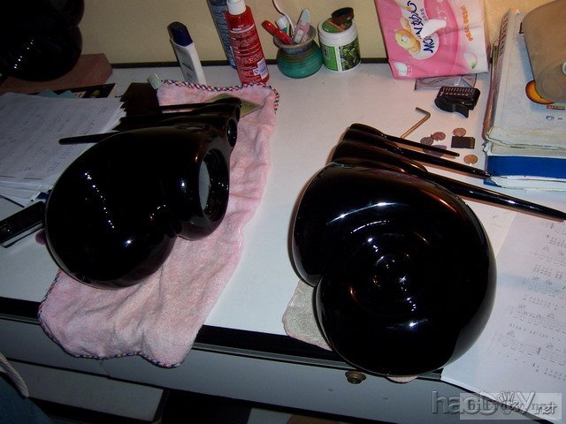 超级精心制作仿英国B&W天价鹦鹉螺音箱