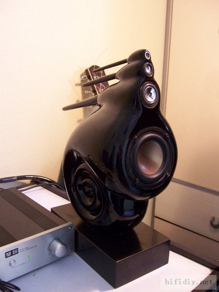 超级精心制作仿英国B&W天价鹦鹉螺音箱