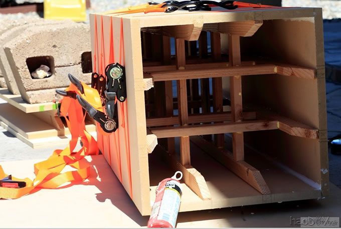 一款适合初学者DIY.专业工具制作的高级音箱书架箱