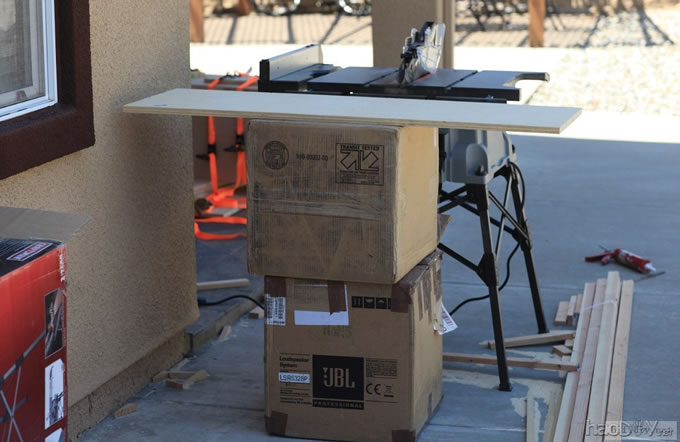 一款适合初学者DIY.专业工具制作的高级音箱书架箱