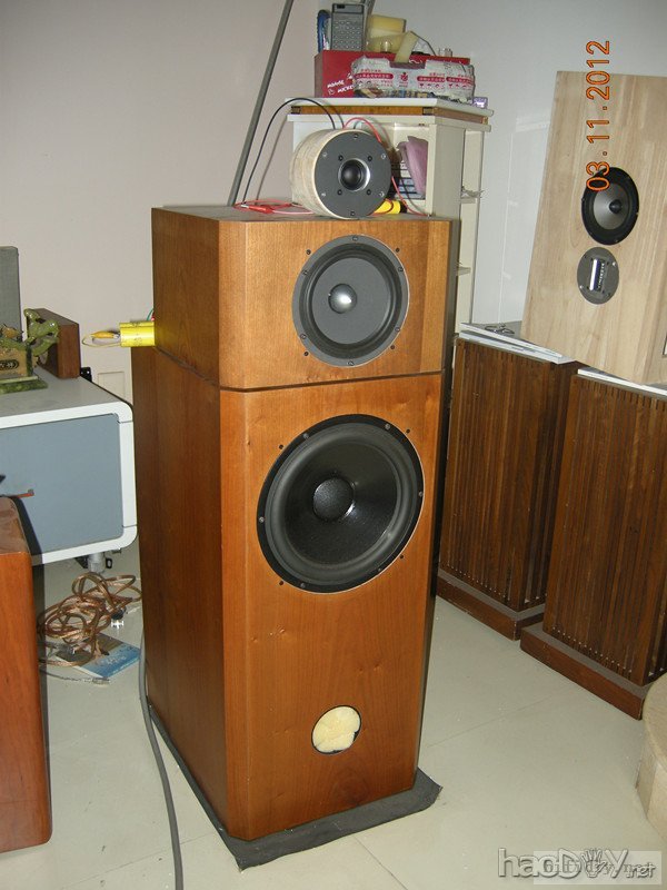 我diy制作3分频落地音箱的决心