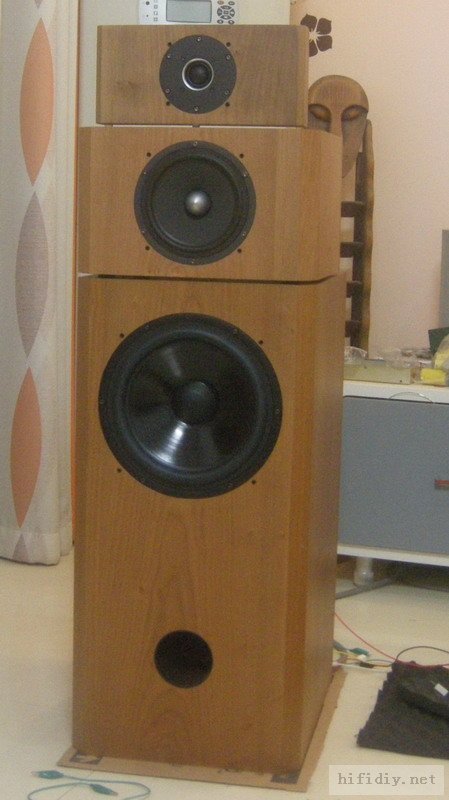 我diy制作3分频落地音箱的决心