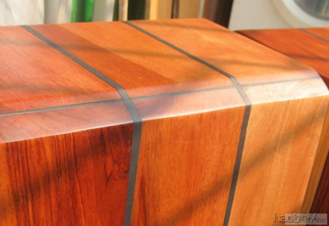 纯手工打造diy制作5寸实木书架箱